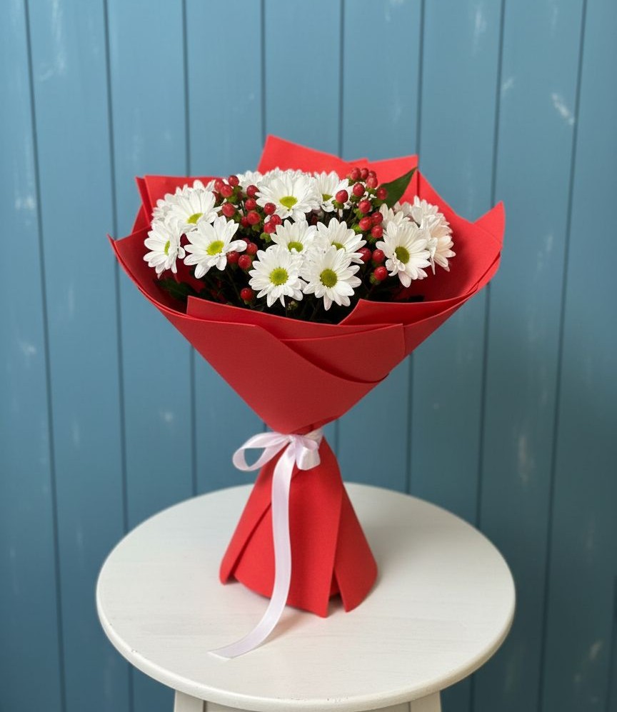 Букет цветов из: Хризантемы в Мезени