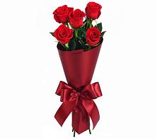 Букет 5 Красных роз Эдлесс Лав в Мезени