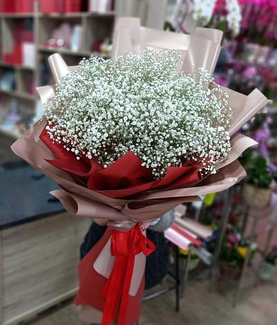 Букет цветов из: Гипсофила в Мезени