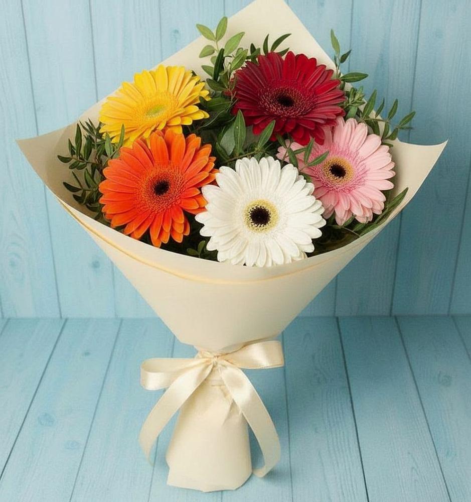 Букет цветов из: Герберы в Мезени