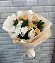 Букет цветов из:  Розы и Хризантемы в Мезени
