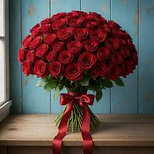 Букет Красные розы Блэк Меджик в Мезени