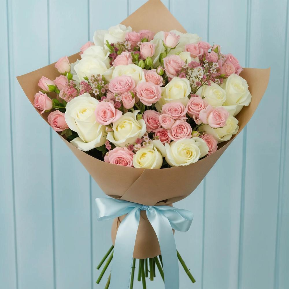 Букет цветов из: Розы в Мезени