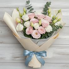 Букет цветов из:  Лизиантусы в Мезени