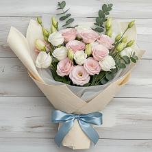 Букет цветов из:  Лизиантусы в Мезени