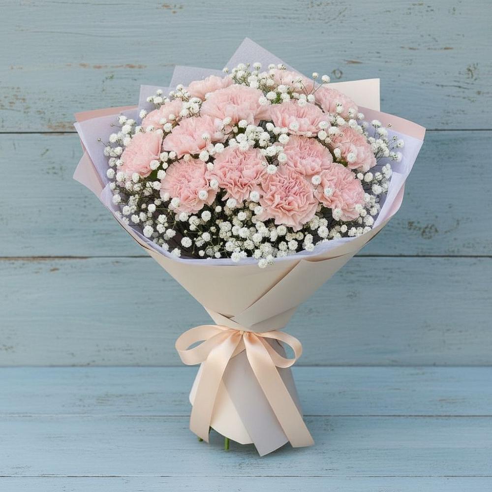 Букет цветов из: Гвоздики в Мезени