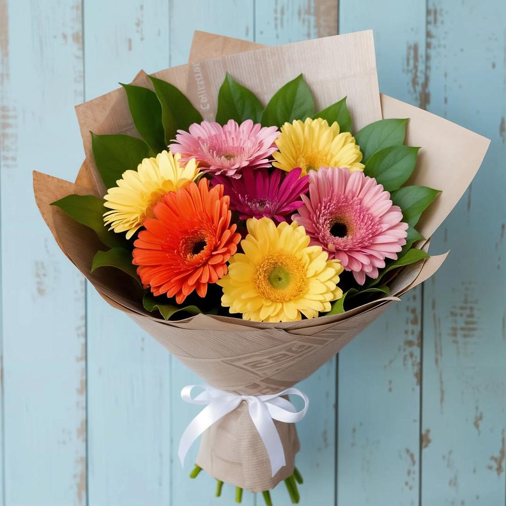 Букет цветов из: Герберы в Мезени