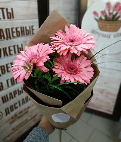 Букет цветов из: Герберы в Мезени