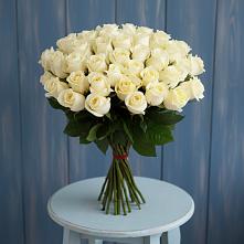 Букет 51 Белая роза Эдлесс Лав #REPLACE_PRED# Мезени