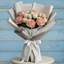 Букет цветов из:  Розы #REPLACE_PRED# Мезени